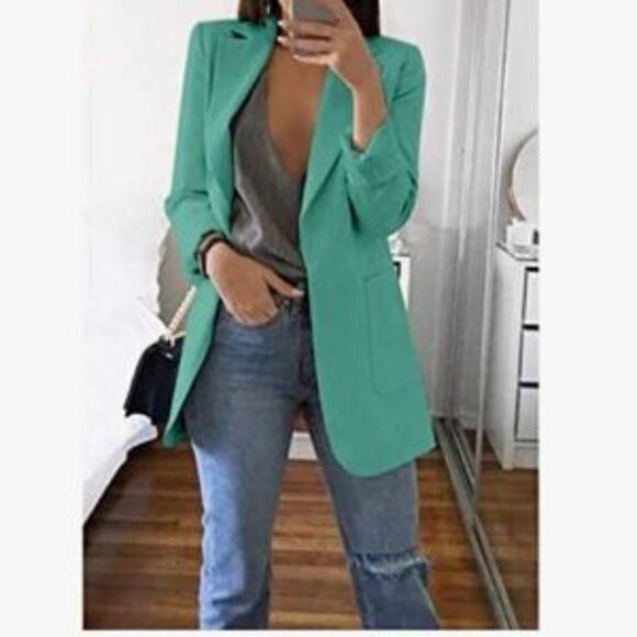 NEW Casual Open Front Cardigan Jacket - Picture 3 of 5